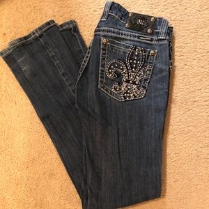 Miss Me dark wash boot cut jean